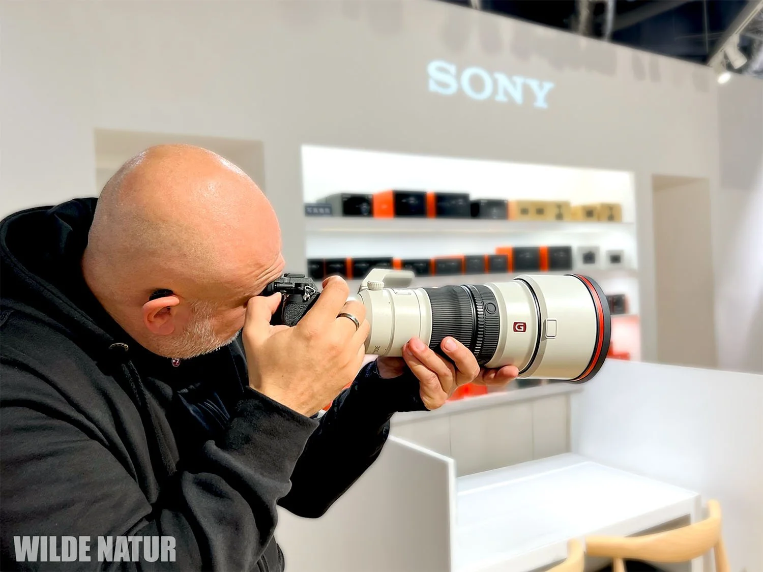   Sony a7 V + 300 mm f/2.8 GM OSS、ソニー東京にて  